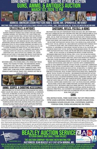 Gun, Ammo, & Antiques Auction