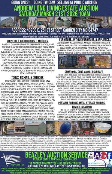 Andrew Long Estate Auction