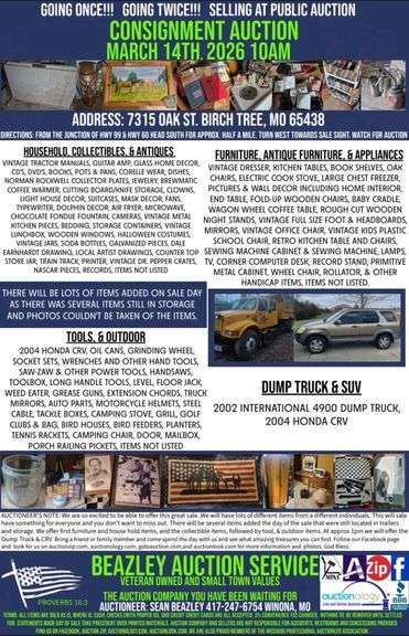 Consignment Auction