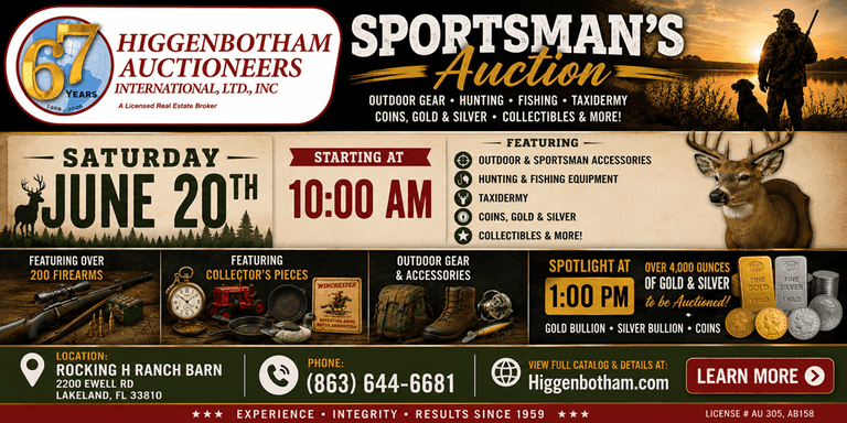 Firearms & Accessories Auction June 20th