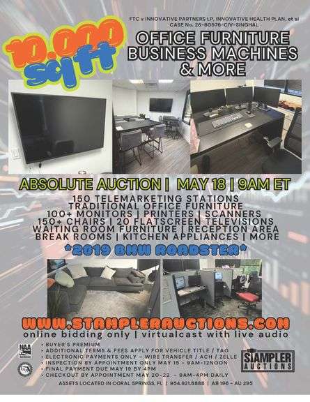 OFFICE FURNITURE / BUSINESS MACHINES / MORE