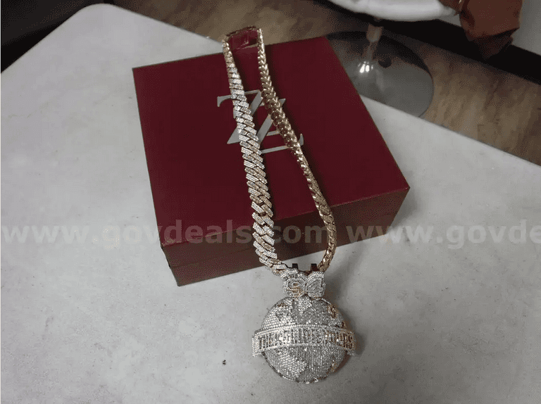 “The World Is Yours” Diamond Cuban Chain & Custom Pendant