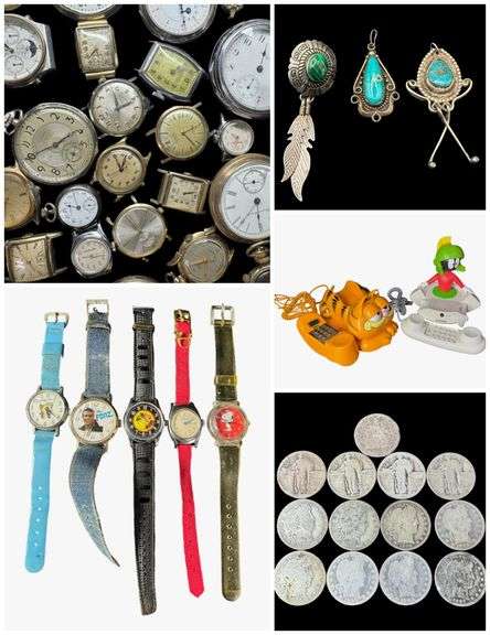 Packed May Multi Estate Auction with Watches, Jewelry, Coins and Loads of Other Collectibles
