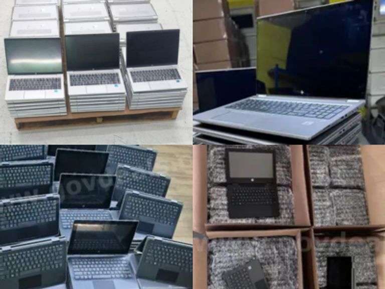8 Lots: Variety of HP Laptops