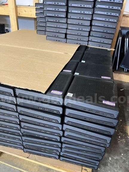 Lot of 444 - HP EliteDesk 800 G6, G4, G3, G2 and Mix Models Mini PCs and Mini Desktops with Chargers