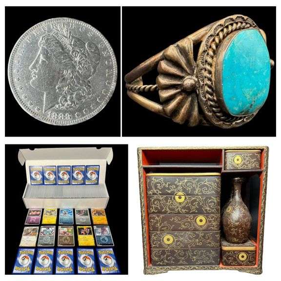 Platinum Simulcast Auction with Coins, Jewelry, Native American, Religious, and Other Collectibles