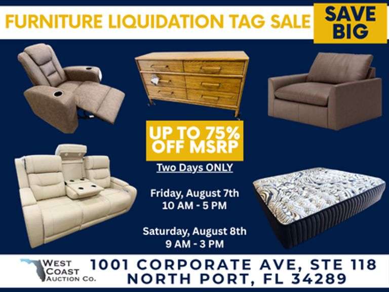2 DAY ASHLEY FURNITURE LIQUIDATION SALE - CRAZY BLOWOUT DEALS!!